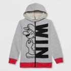 Boys' Super Mario Zip-up Hoodie - Gray