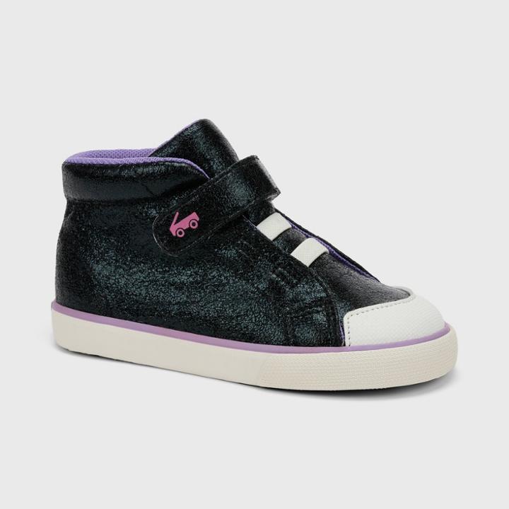 Toddler See Kai Run Basics Belmont Ii Metallic Apparel Sneakers - Black