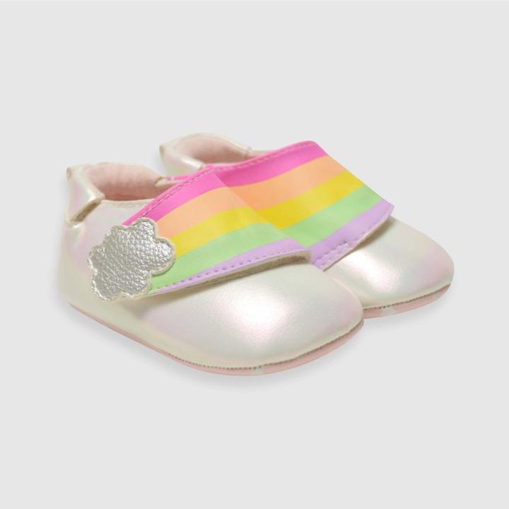 Baby Girls' Ro+me By Robeez Phoebe Sneakers - Rose Gold 0-6m, Toddler Girl's,