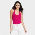 Women's Sleeveless Bodysuit - A New Day Magenta