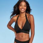 Women's Faux Wrap Bikini Top - Kona Sol Black D/dd Cup