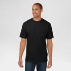 Dickies Men's Big & Tall Cotton Heavyweight Short Sleeve Pocket T-shirt- Black Xxxl