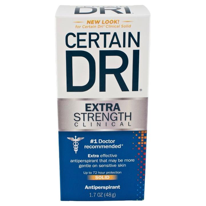 Certain Dri Extra Strength Clinical Solid Antiperspirant - 1.7oz,