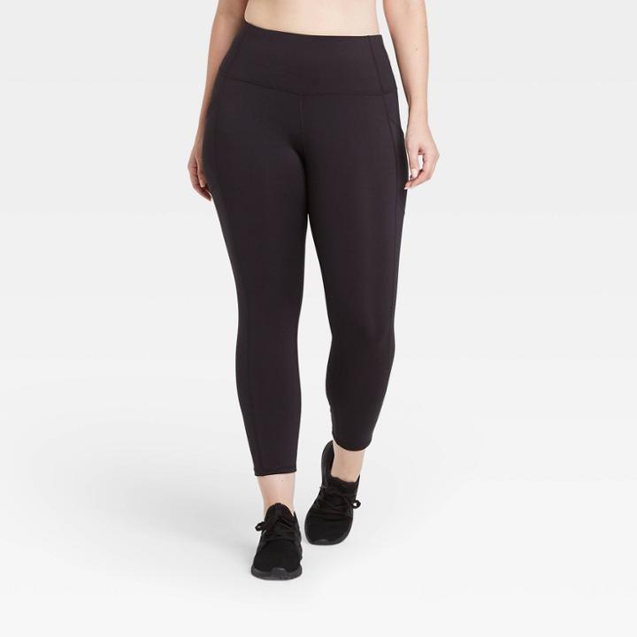 Women's Sculpted High-rise 7/8 Leggings 24 - All In Motion Black
