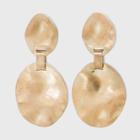 Worn Gold Discs Statement Earrings - A New Day Gold