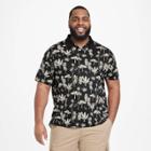 Men's Big & Tall Regular Fit Short Sleeve Performance Polo Shirt - Goodfellow & Co Black