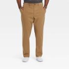 Men's Big & Tall Athletic Fit Hennepin Chino Pants - Goodfellow & Co Dapper Brown
