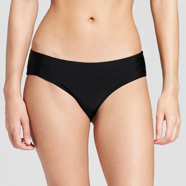Women's Cheeky Hipster Bikini Bottom - Xhilaration Black