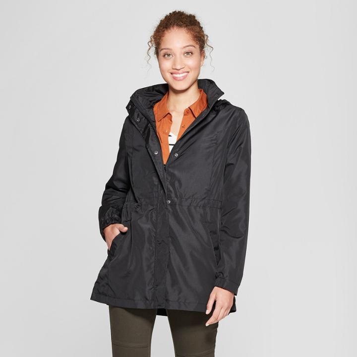 Target Women's Rain Jacket - A New Day Black