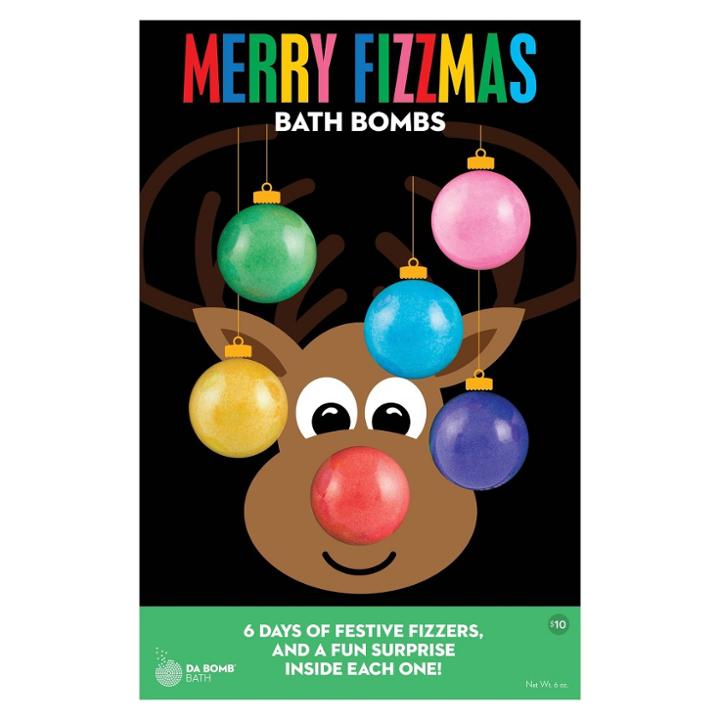 Da Bomb Bath Fizzers Holiday Reindeer Multipack Bath Bomb