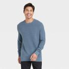 Men's Crew Neck Pullover - Goodfellow & Co Azura Blue