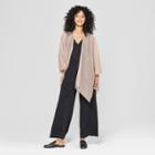 Estee & Lilly Women's Pleated Metallic Kimono - Estee &