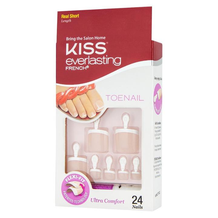Kiss Everlasting French Toenails Eft01 Limitless