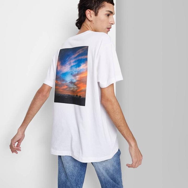 Men's Regular Fit Short Sleeve Crewneck T-shirt - Original Use White