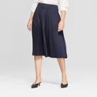 Women's Pleated Knit Skirt - A New Day Blue