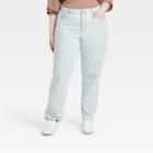 Women's Plus Size 90's High-rise Vintage Straight Jeans - Universal Thread