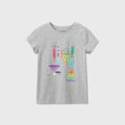 Girls' Short Sleeve Science Girl Power Graphic T-shirt - Cat & Jack Gray