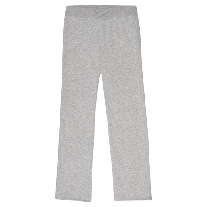 French Toast Girls' Fleece Uniform Lounge Pants - Gray M, Heather Gray