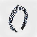 Girls' Leopard Print Headband - Art Class Gray/black