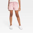Girls' Mid-rise Cut-off Jean Shorts - Cat & Jack Pink