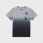 Boys' Nintendo Mario Jump Pocket Play Short Sleeve Graphic T-shirt - Gray