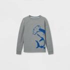 Boys' Hammerhead Shark Pullover Sweatshirt - Cat & Jack Gray
