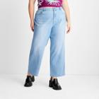 Women's High-rise Straight Leg Denim Pant - Future Collective With Gabriella Karefa-johnson Light Wash