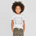 Toddler Boys' Yoga Poses Graphic T-shirt - Cat & Jack Gray