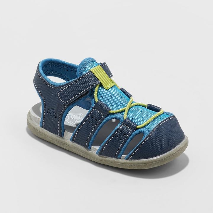 Toddler Boys' See Kai Run Basics Spencer Fisherman Sandals - Navy
