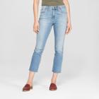Women's High-rise Kick Boot Crop Jeans - Universal Thread Light Wash