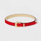 Women's Patent Western Belt - Wild Fable Red