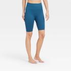 Women's High-rise Seamless Bike Shorts 7 - Joylab Blue