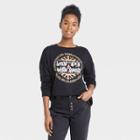 Fortune Fashions Women's Lucy In The Sky Long Sleeve Graphic T-shirt - Black
