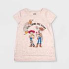 Disney Toddler Girls' Toy Story Epic From The Start T-shirt - Beige