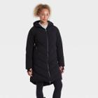 Women's Mid-length Puffer Jacket - All In Motion Black