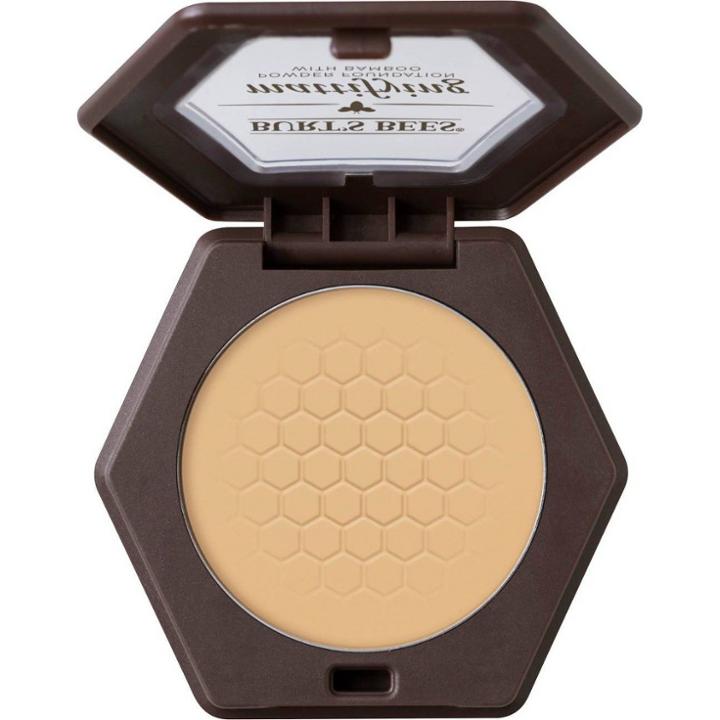 Burt's Bees 100% Natural Mattifying Pressed Powder Foundation - 1110 Vanilla