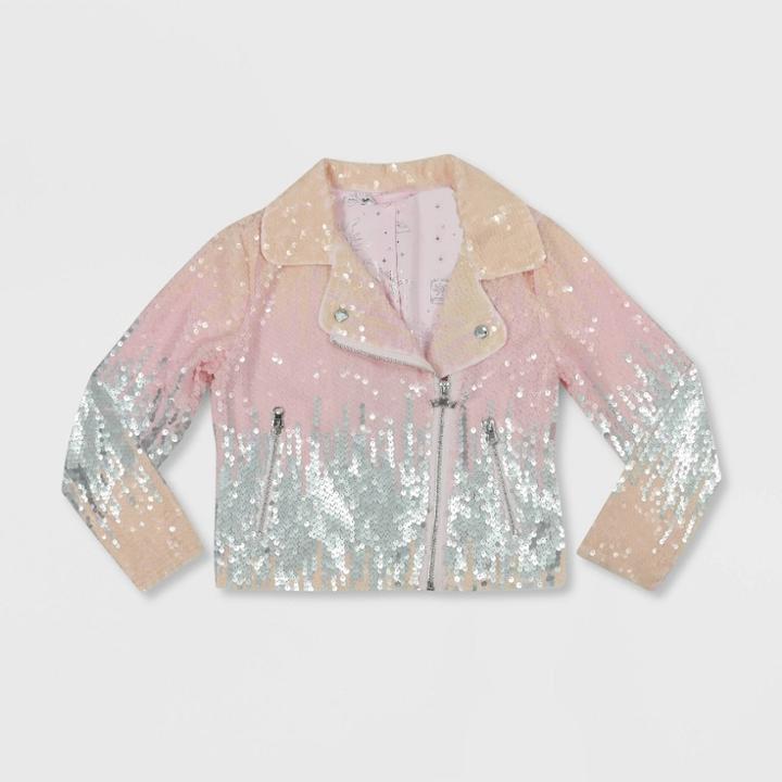 Girls' Disney Princess Fashion Jacket - Pink 3 - Disney