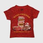 Toddler Boys' Disney Cars Make Friends T-shirt - Red