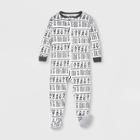 Lamaze Toddler Boys' Geometric Cloth Stretchy Pajama Romper - Black