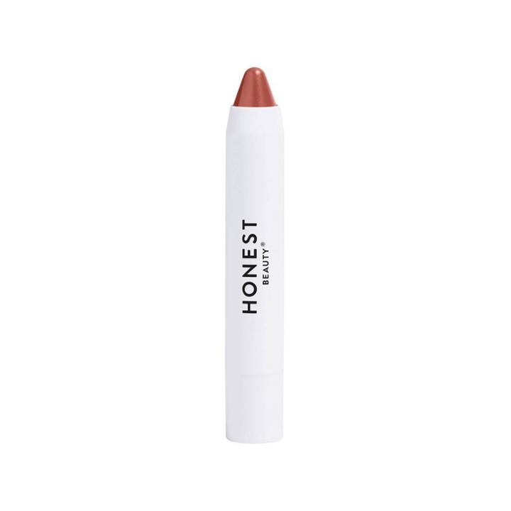Honest Beauty Lip Crayon Lush Sheer Chestnut With Shea Butter