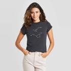 Women's Short Sleeve T-shirt - Universal Thread Dark Gray