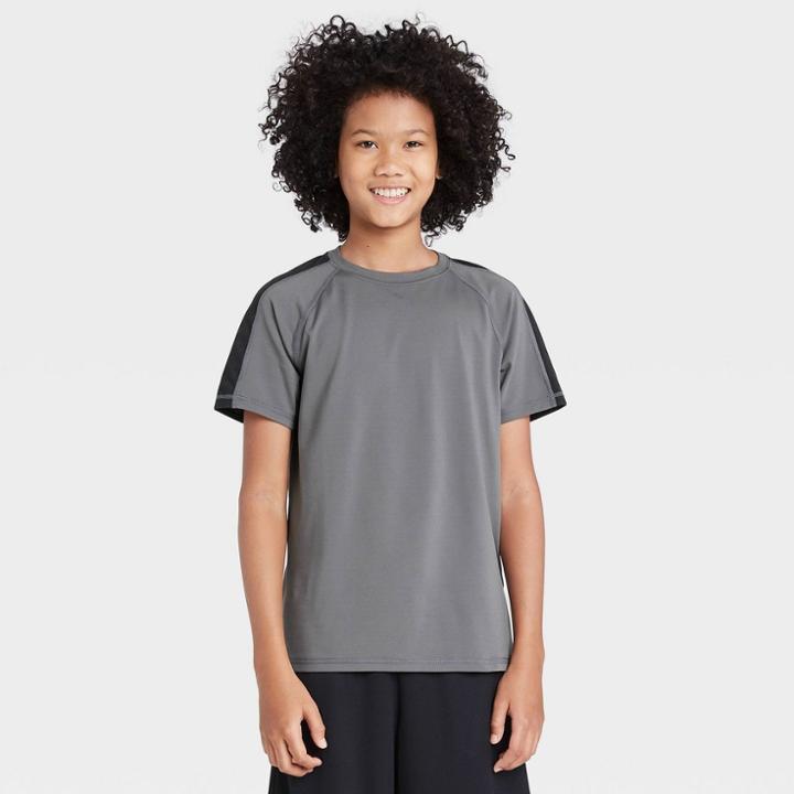Petiteboys' Short Sleeve Soft Gym T-shirt - All In Motion Gray