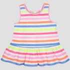 Gerber Graduates Baby Girls' Stripe Tunic - White 5t, Girl's,