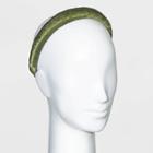 Puff Twist Headband - A New Day Olive Green