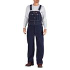 Dickies Men's Rigid Denim Bib Overall- Indigo Rigid 38x32, Blue Rigid