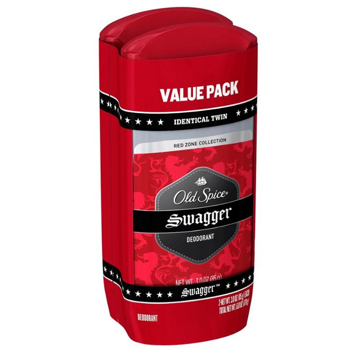 Old Spice Red Zone Swagger Deodorant Twin Pack