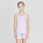 Umbro Girls' Tie Dye Mesh Back Performance Tank - Lavender Purple