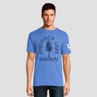 Petitehanes Men's Short Sleeve National Parks Protect Our Parks Graphic T-shirt - Light Blue