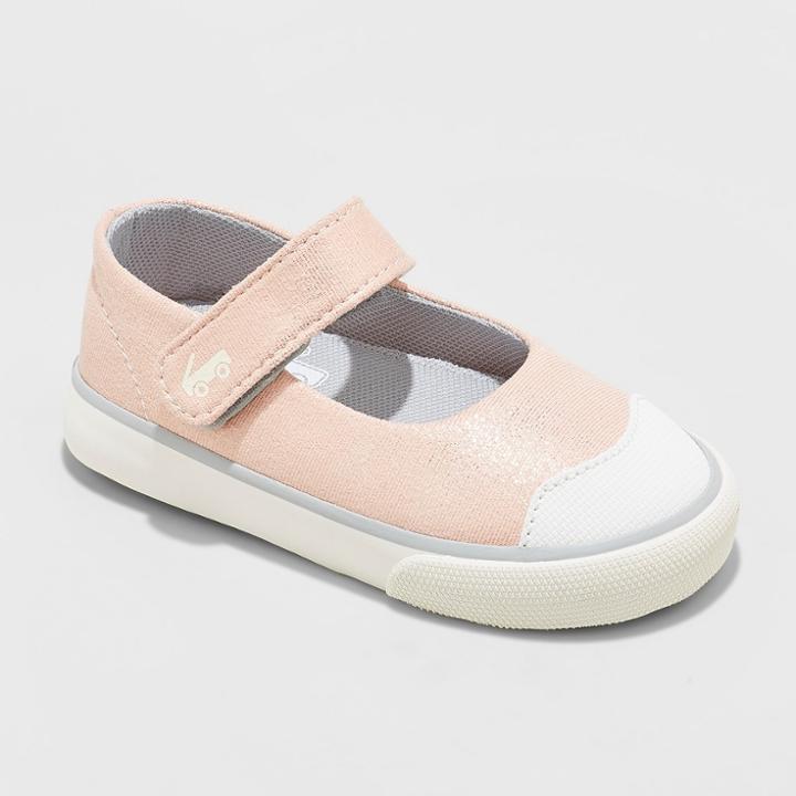 Toddler Girls' See Kai Run Basics Emily Rose Shimmer Mary Jane Shoes - Rose