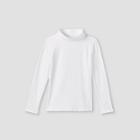 Girls' Turtleneck Long Sleeve Top - Cat & Jack White